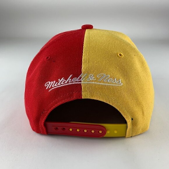 Houston Rockets Mitchell & Ness Hardwood Classics Diamond Cut Snapback Hat New - Picture 3 of 5